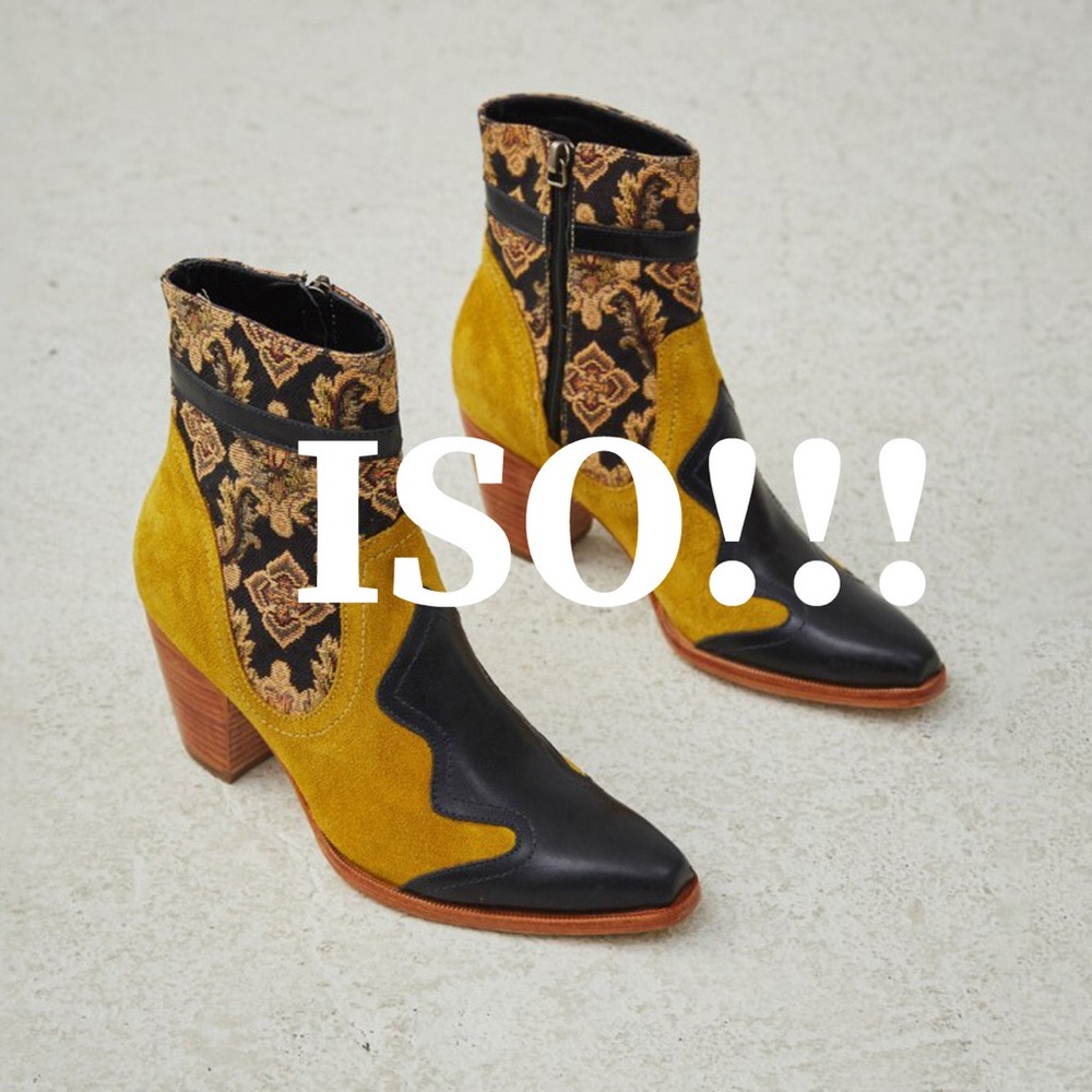 ISO Rachel Comey Winchester Yellow Suede Boots